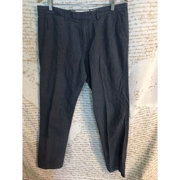 J.Crew Bowery Pants Mens Grey Slim Tweed 35 x 32.    cc - Picture 1 of 6
